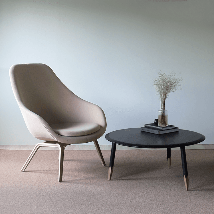 Fåtölj About A Lounge - Beige