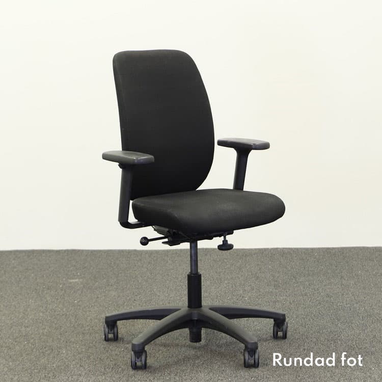 Kontorsstol Eos High - Rundad fot (Med armstöd)