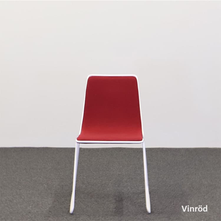 Konferensstol Speed - Klarröd Lång
