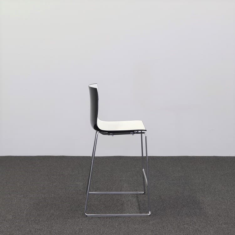Barstol Catifa 46 - 75 / Vit/Vit - Vit fot