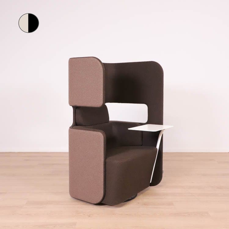 Tyst Fåtölj PodSeat - Beige/Svart