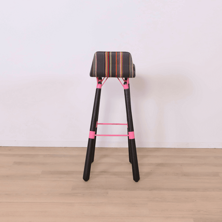 Mönstrad barstol Nest BS - Rosa