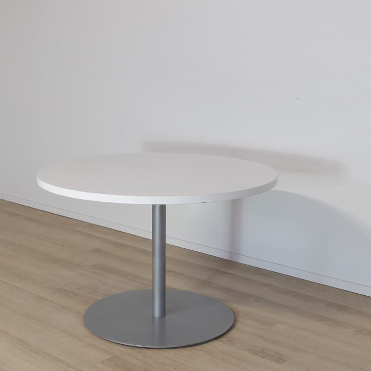Runt Vitt Cafébord - Diameter: 82 cm