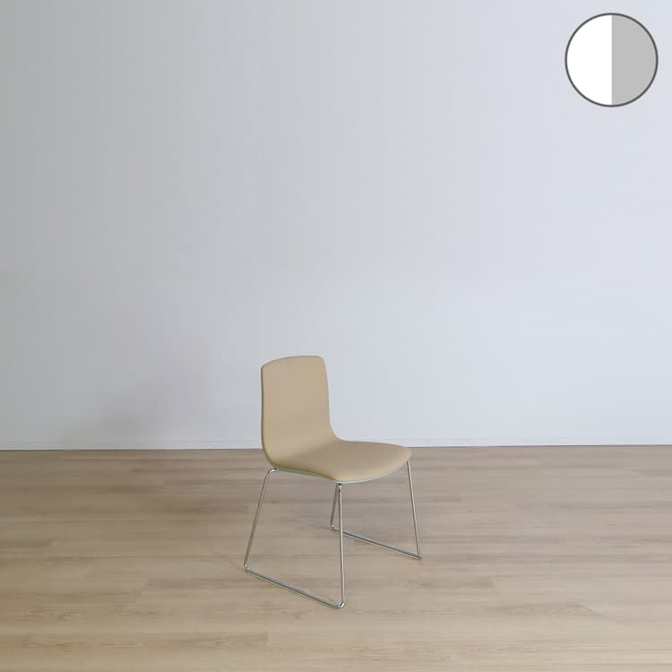 Stol Aava Beige och Vit - Beige/Grön