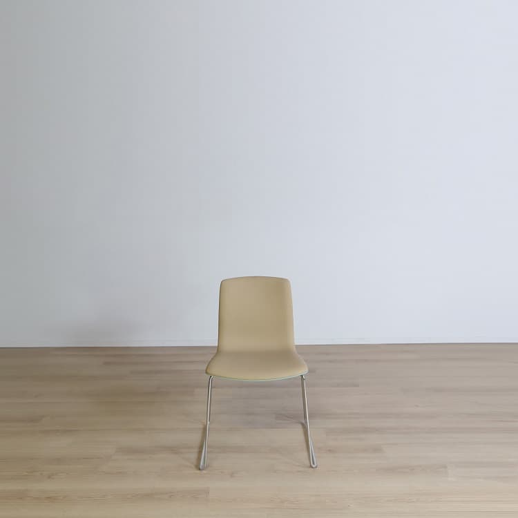 Stol Aava Beige och Vit - Beige/Grön