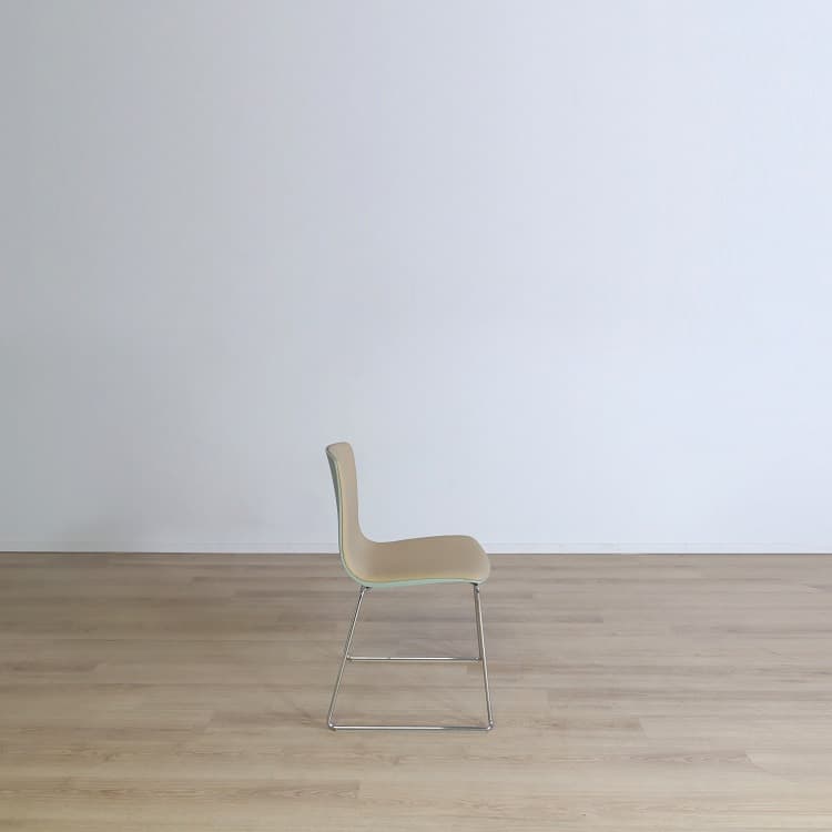 Stol Aava Beige och Vit - Beige/Grön
