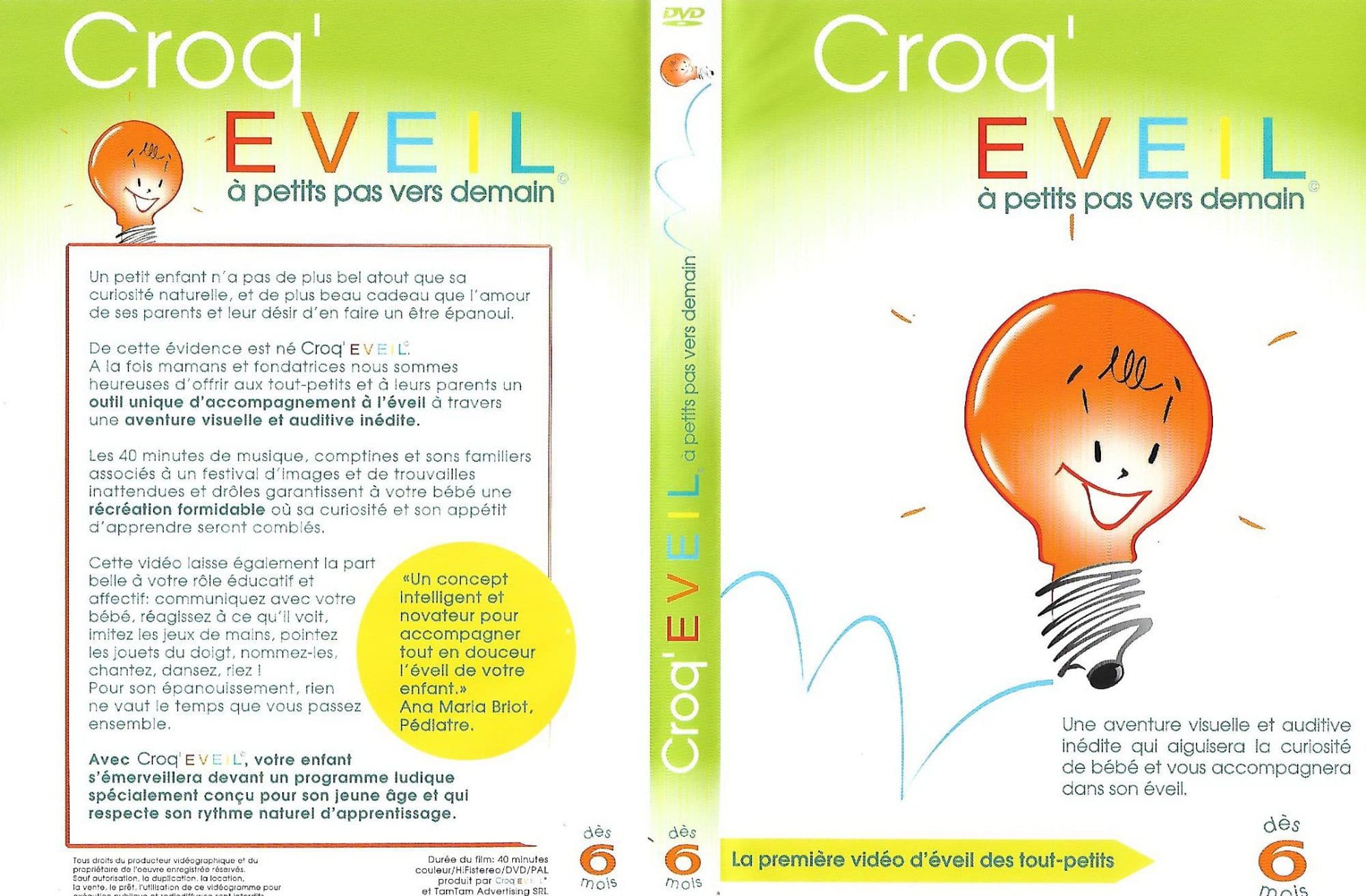 Croq'eveil À Petit Pas Vers Demain (La Première Video D'éveil Des Tout Petits Des 6 Mois)