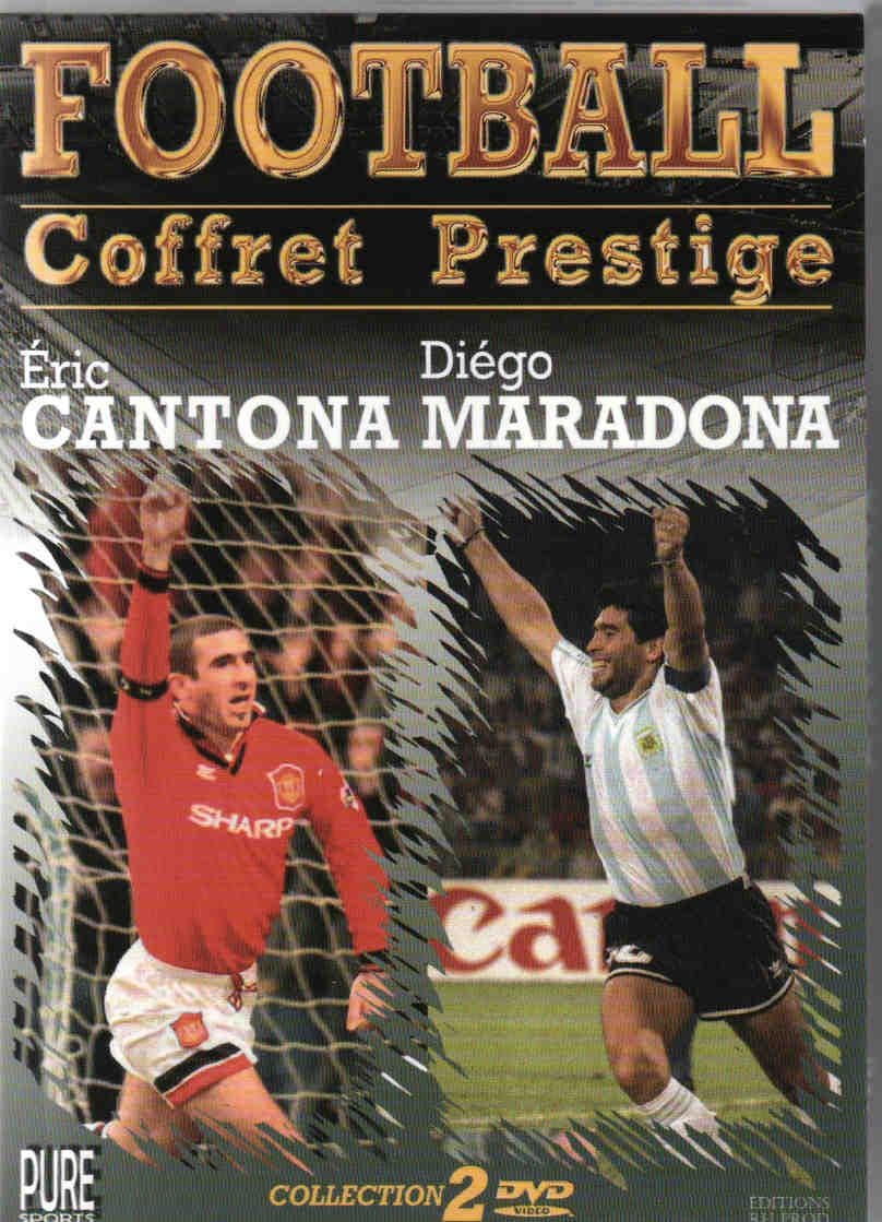 Football : Éric Cantona - Diego Maradona - Coffret Prestige