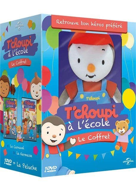 T'choupi À L'école - La Kermesse + Le Carnaval - + 1 Peluche