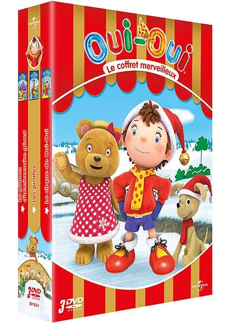 Oui-Oui - Le Coffret Merveilleux - Les Pirates + La Gâteau D'anniversaire Géant + Le Cirque