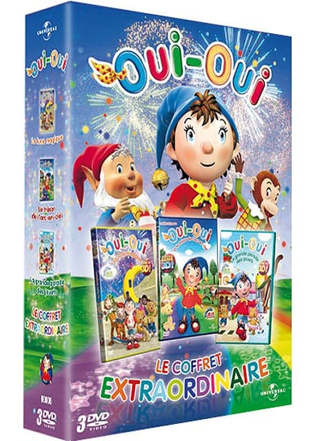 Oui-Oui - Le Coffret Extraordinaire - La Grande Parade Des Jouets + La Lune Magique + Le Trésor De L'arc-En-Ciel