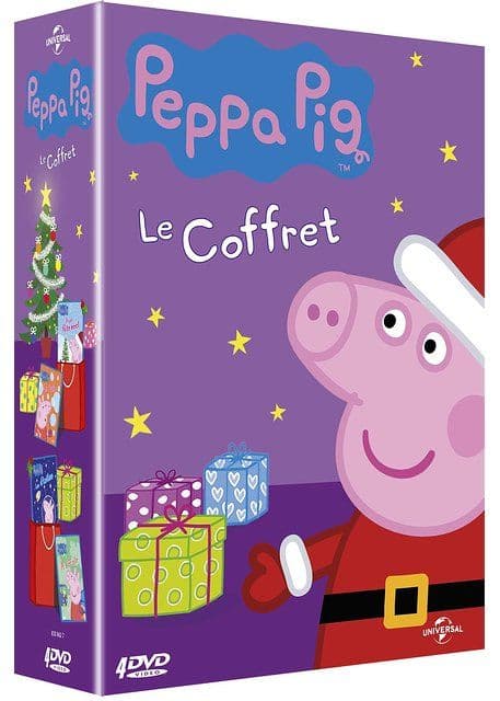 Peppa Pig - Coffret : À L'école + Les Bulles + Les Étoiles + Peppa Fête Noël - Pack