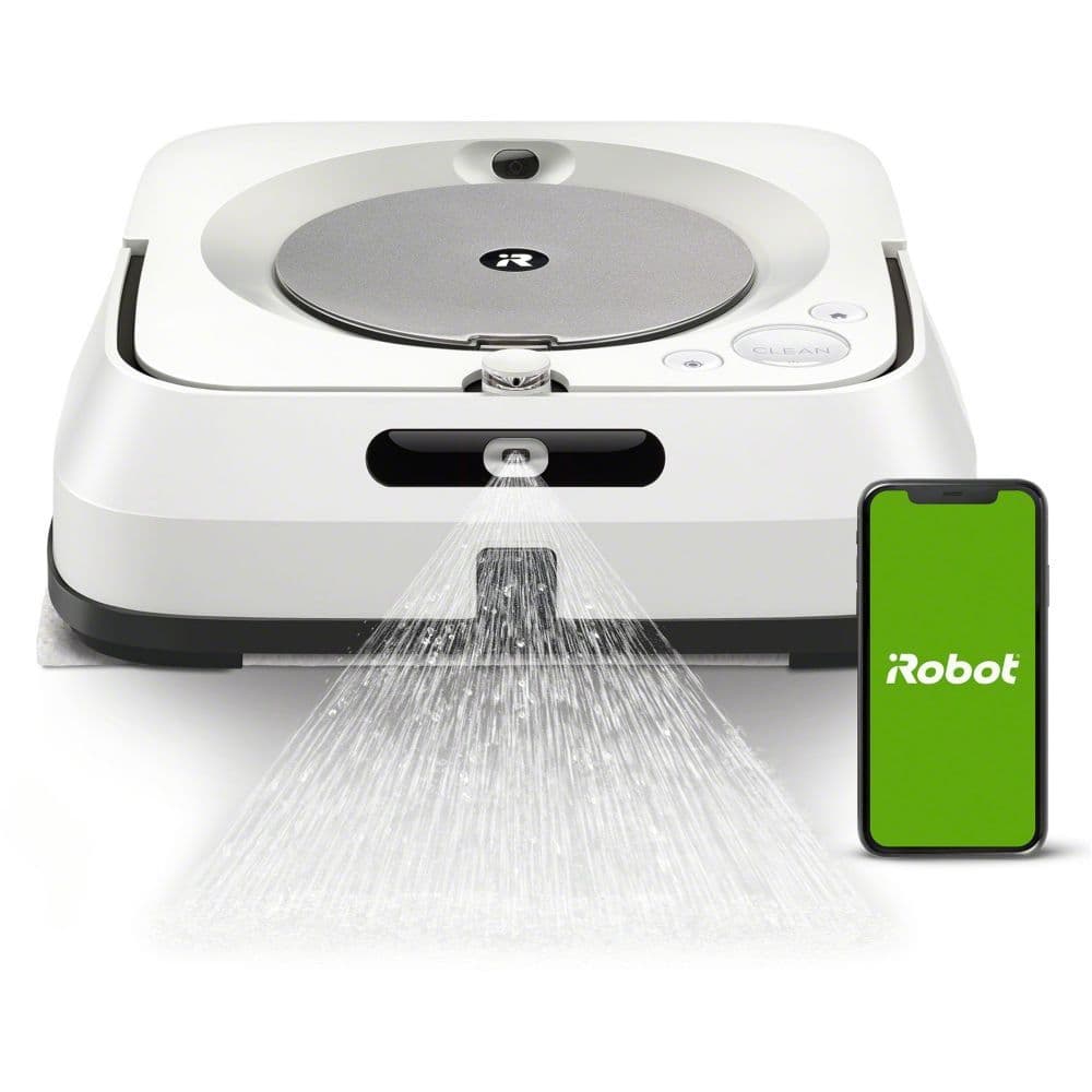 Aspirateur robot iRobot Braava Jet M6134 Laveur De Sols Connecté Wifi