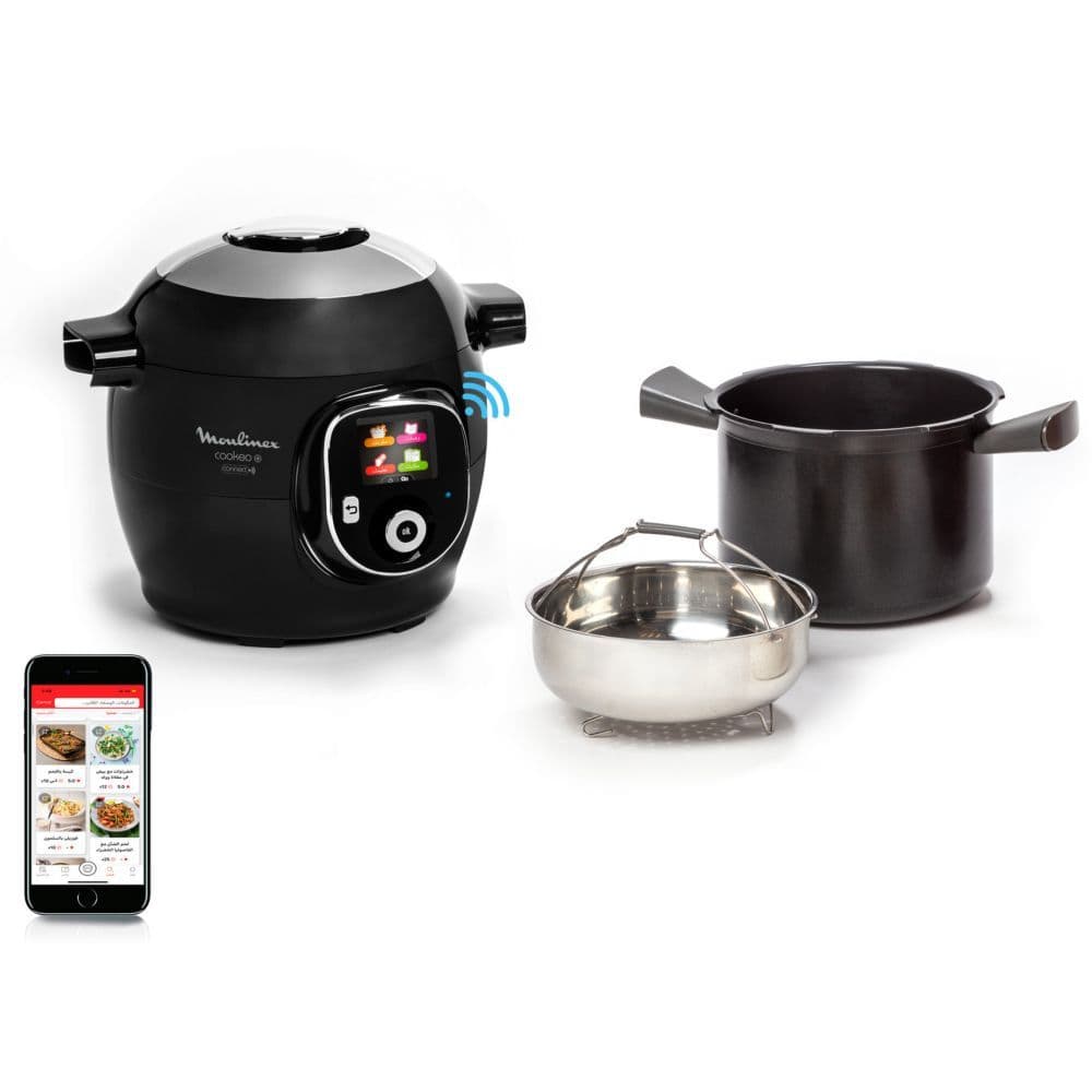 Mijoteur Connecté  MOULINEX Cookeo CE867810 1600 W Noir
