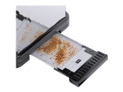 Russell Hobbs Adventure 23610-56 - Grille-pain - 4 tranche - 2 Emplacements - acier inoxydable brossé/noir foncé