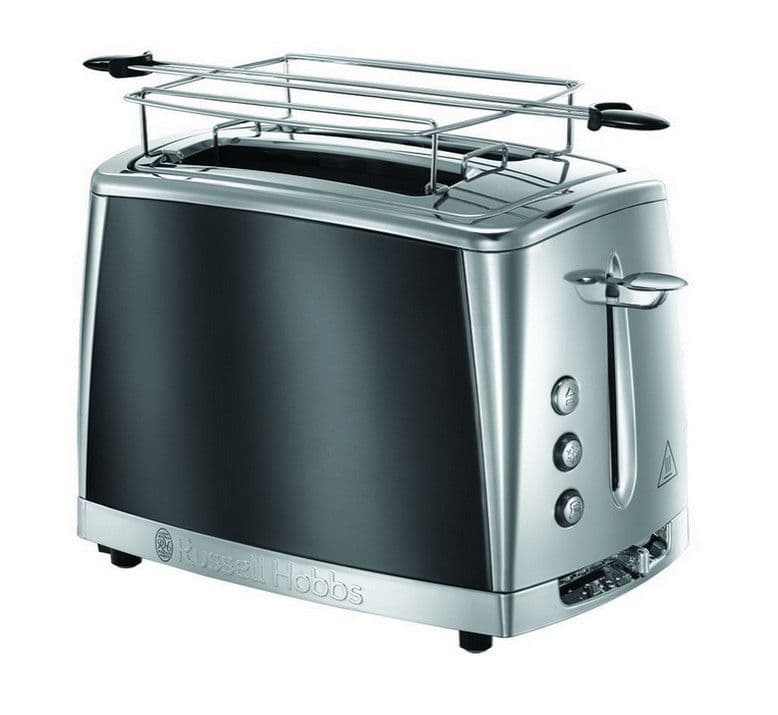 Russell Hobbs Luna 23221-56 - Grille-pain - 2 tranche - 2 Emplacements - gris clair de lune