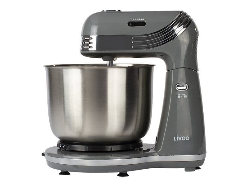 Livoo DOP137G - Batteur - 3 litres - 250 Watt - gris