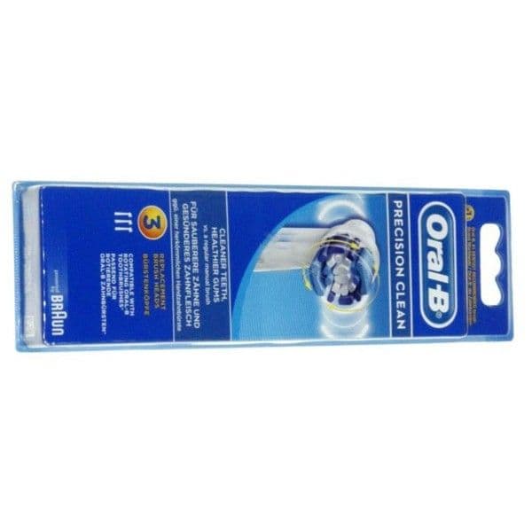 Kit De 3 Brossettes Precision Clean Eb20-3 Oral-B Braun 64703701 80284202