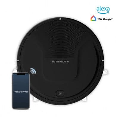Rowenta X-Plorer Serie 45 RR8225WH - Aspirateur - robot - sans sac - noir