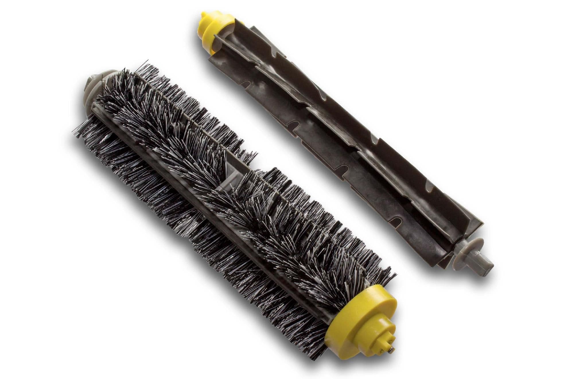 vhbw 2x Brosses rotatives, set de rouleaux compatible avec iRobot Roomba 760, 770, 780, 790, 700 aspirateur - brosse à lamelles, rouleau brosse