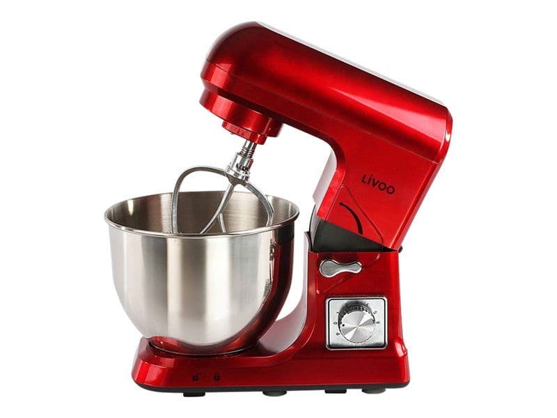 Livoo DOP190R - Batteur - 5 litres - 1000 Watt - rouge