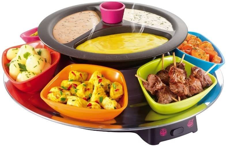 Tefal RI500012 Mix'Party - Saucier - 300 Watt - noir cerise