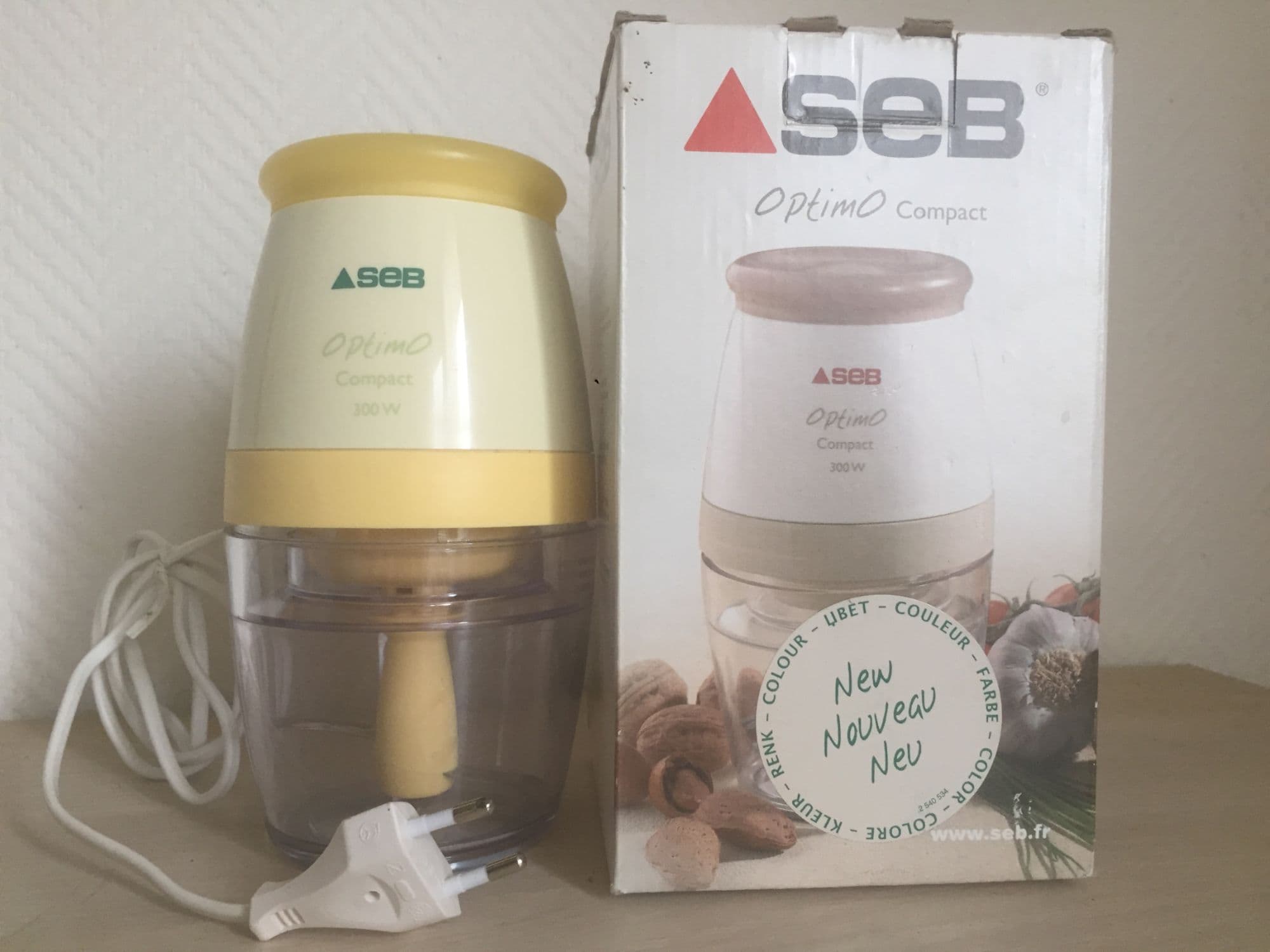 SEB Optimo Compact - Hachoir - 500 ml - 300 Watt - farine