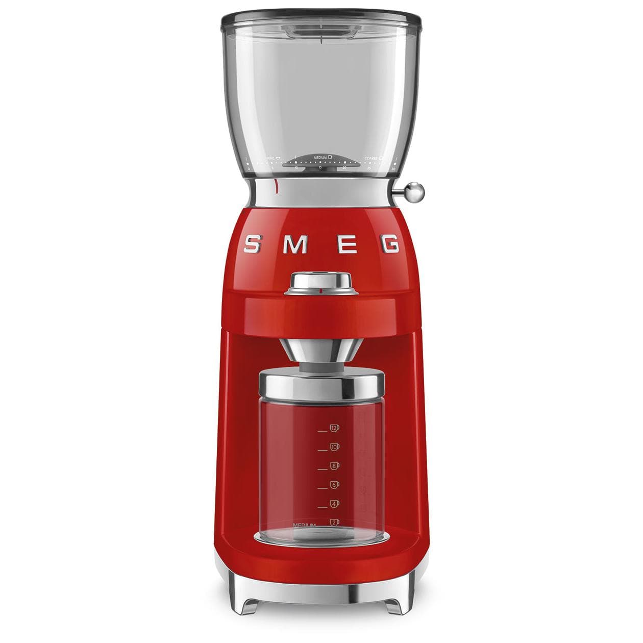 Smeg CGF01RDEU appareil à moudre le café 150 W Rouge