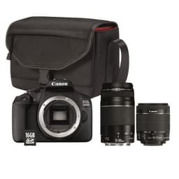 Canon EOS 2000D+EF-S 18-55 IS II+EF 75-300 f/4-5,6 III + Sac + Carte mémoire SD 16 Go