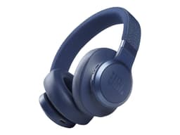 JBL LIVE 660NC - Écouteurs avec micro - circum-aural - Bluetooth - sans fil, filaire - Suppresseur de bruit actif - jack 3,5mm - bleu