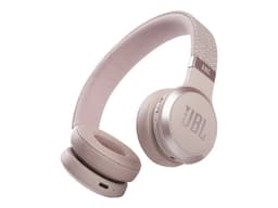 JBL LIVE 460NC - Écouteurs avec micro - sur-oreille - Bluetooth - sans fil, filaire - Suppresseur de bruit actif - jack 3,5mm - rose