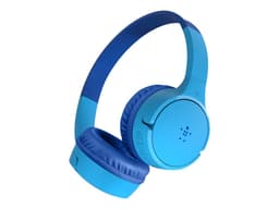 Belkin SoundForm Mini - Écouteurs avec micro - sur-oreille - Bluetooth - sans fil - jack 3,5mm - bleu