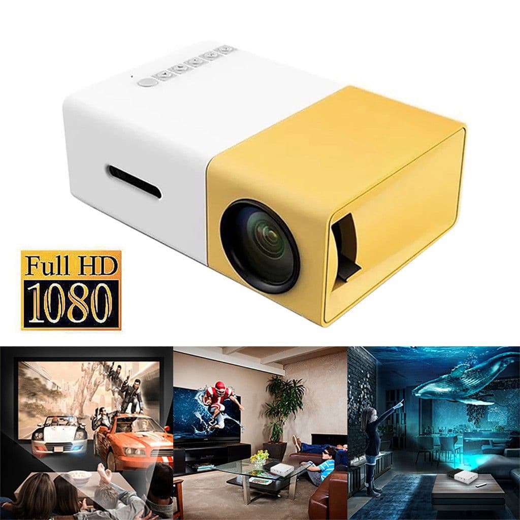 Projecteur Projecteur Portable LED Projector Support PC Laptop USB Stick Gnexian 2020