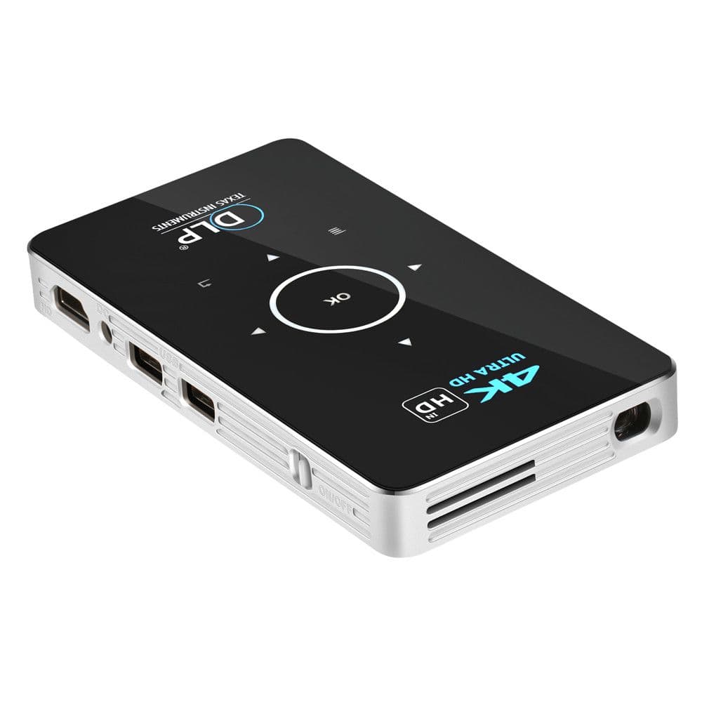 2019 Portable Smart Mini projecteur 4K support 1080P HDMI UHD carte USB TF pour la maison aloha235