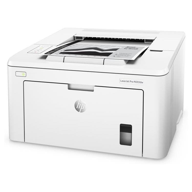 HP LaserJet Pro M203dw - Imprimante - Noir et blanc - Recto-verso - laser - A4/Legal - 1200 x 1200 ppp - jusqu'à 28 ppm - capacité : 260 feuilles - USB 2.0, LAN, Wi-Fi(n)