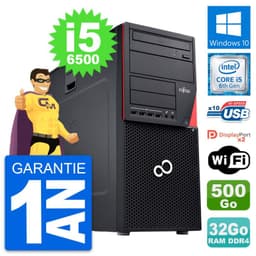 PC Tour Fujitsu Esprimo P756 MT i5-6500 RAM 32Go Disque 500Go Windows 10 Wifi