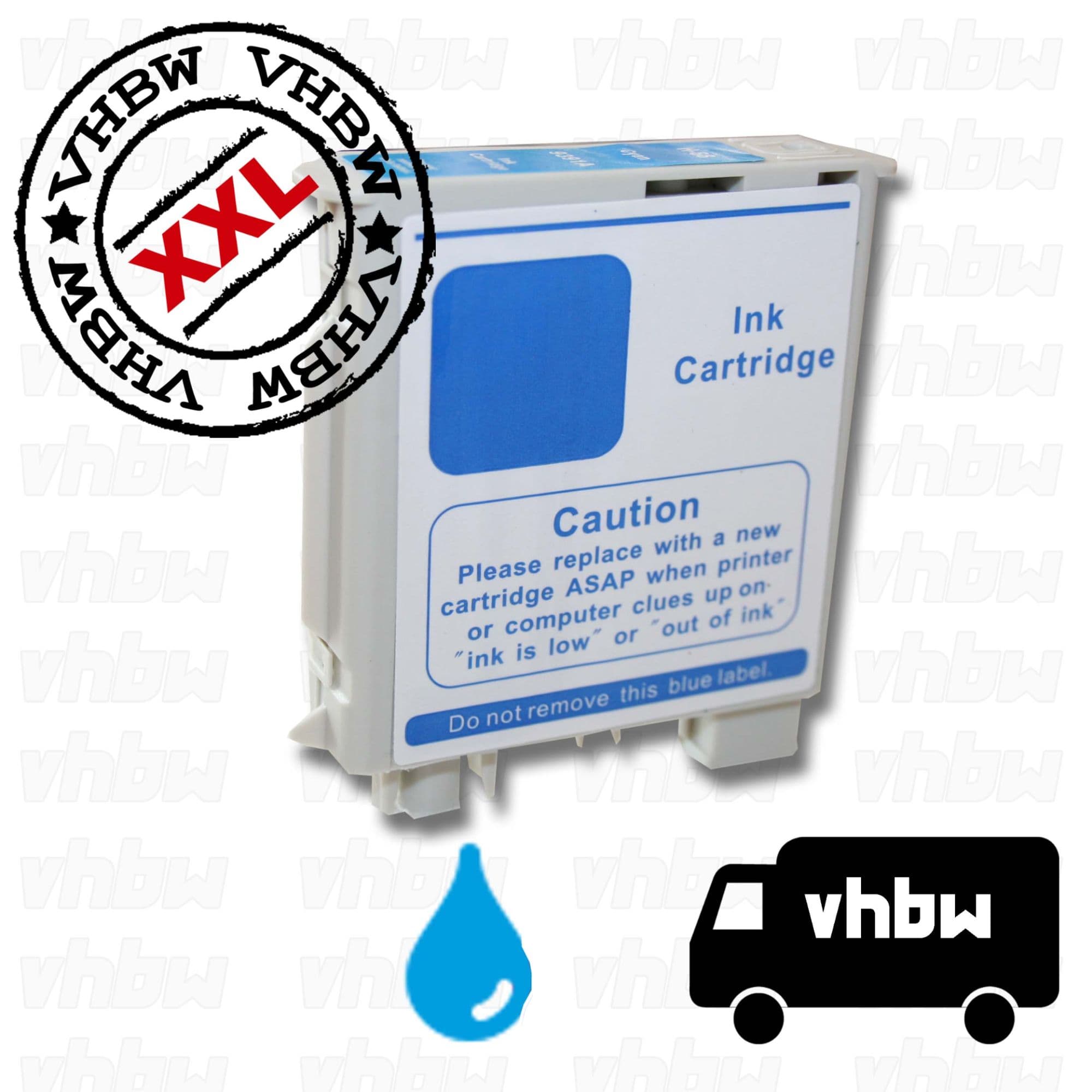 vhbw Cartouche d'encre Cyan compatible avec HP Officejet Pro L7680, L7681, L7700, L7710, L7750, L7780 imprimante (compatible, XL, 28 ml + puce)