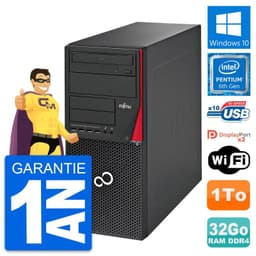 PC Tour Fujitsu Esprimo P756 MT Intel G4400 RAM 32Go Disque 1To Windows 10 Wifi