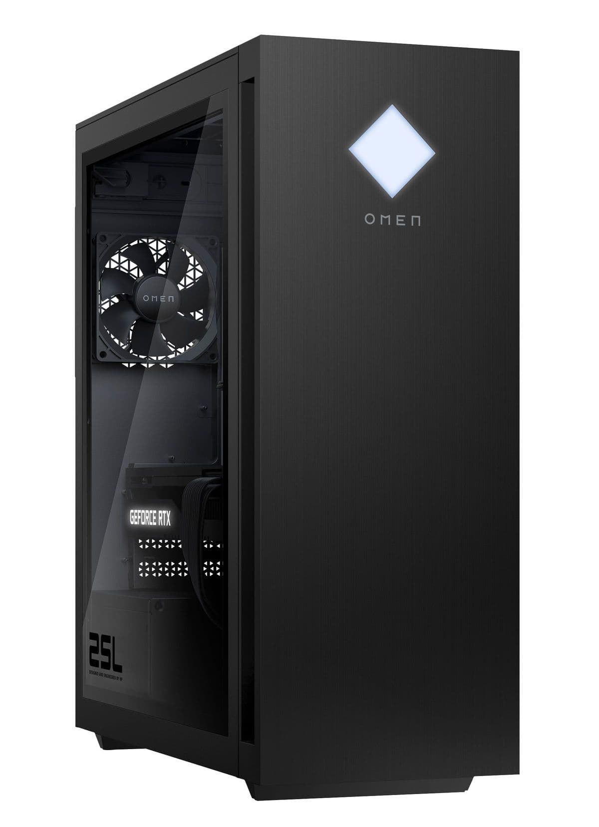 PC gaming HP Omen 25L GT14-0107nf PC AMD Ryzen 5 5600G 16 Go RAM 512 Go SSD Noir