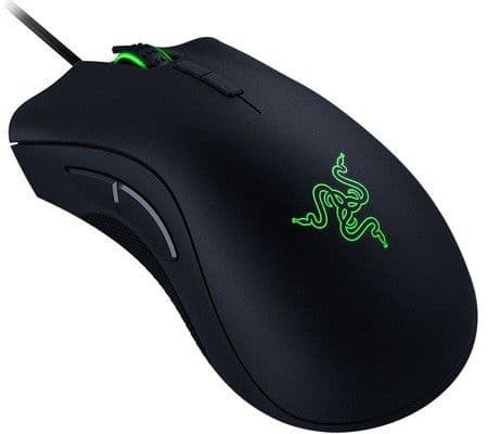 Souris filaire pour gamer Razer DeathAdder Elite Chroma - Droitier - Capteur optique 16000 dpi - 7 boutons programmables - Rétro-éclairage RGB