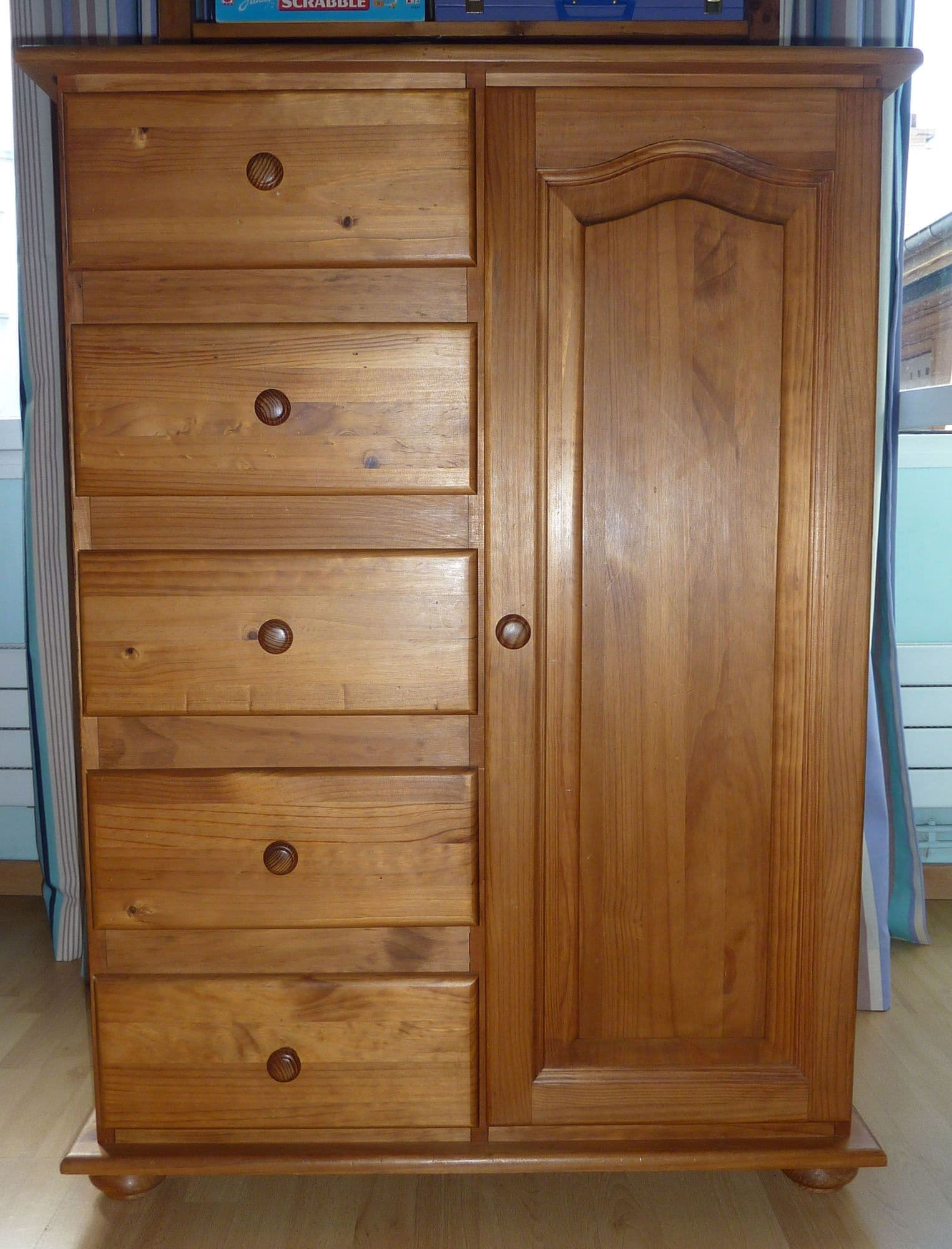 armoire bébé pin massif