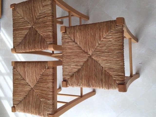 Vends lots de 3 tabourets