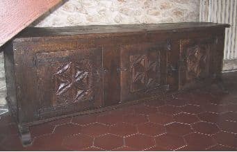 Banc Coffre En Chêne