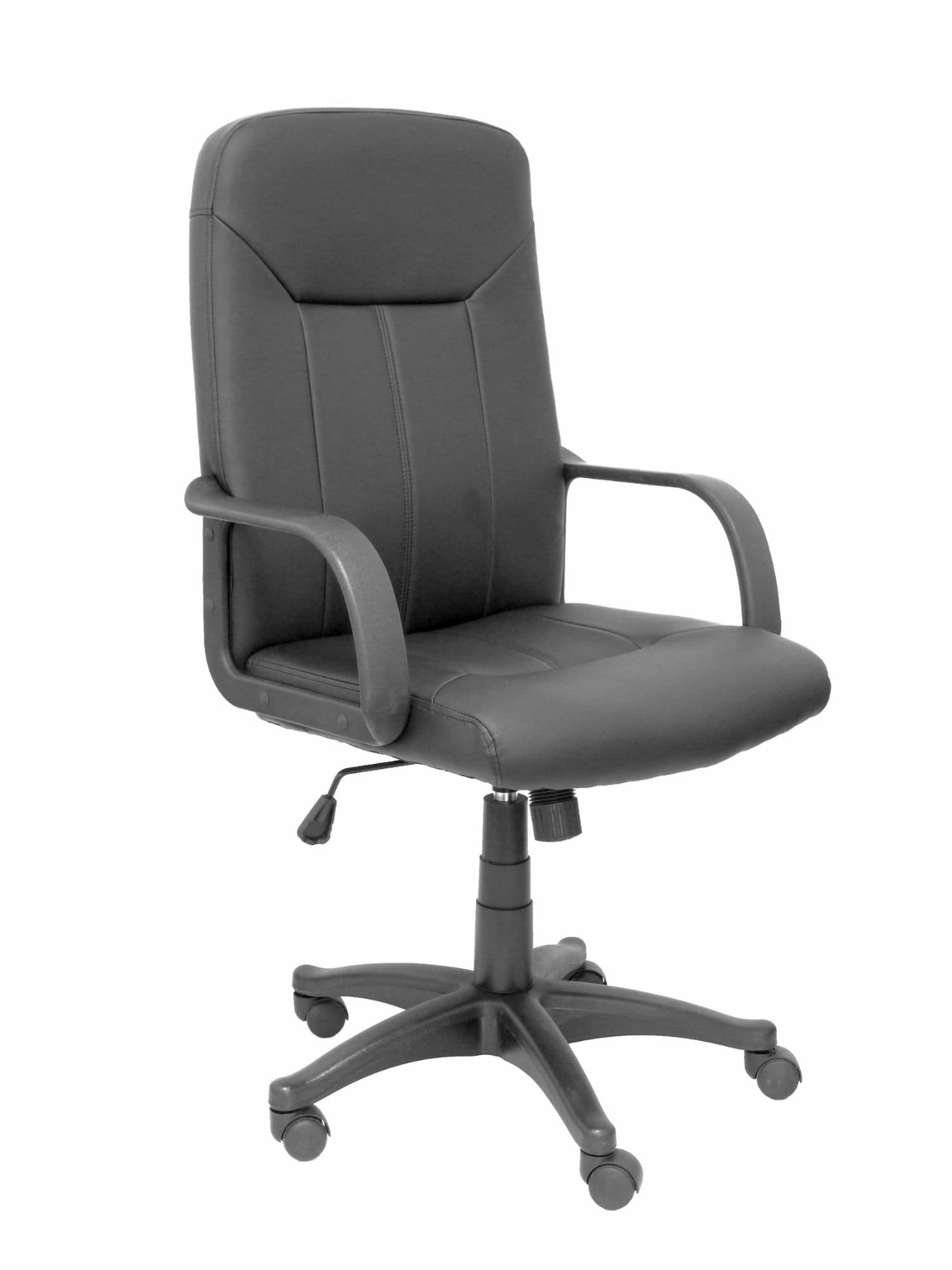 Fauteuil Villa similpiel noir