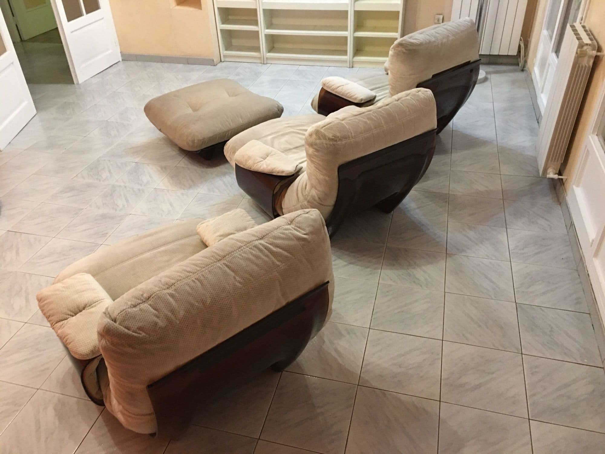 Ensemble De Fauteuil Marsala Ligne Roset Par Michel Ducaroy