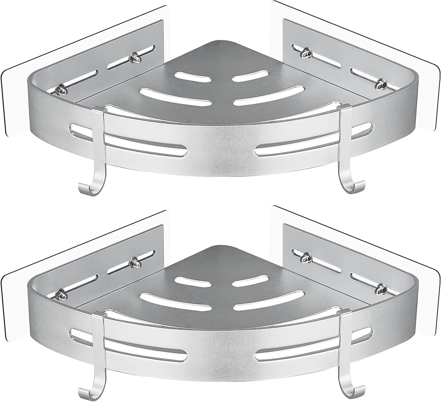 Lot De 2 Étagères D'angle Panier De Salle De Bain