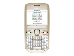 Nokia C3-00 Blanc doré