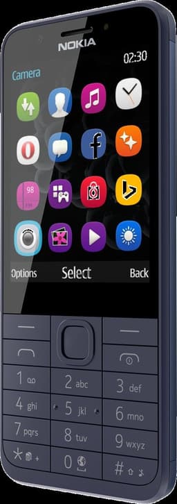 Nokia 230 Revival Midnight bleue Dual SIM débloqué logiciel original