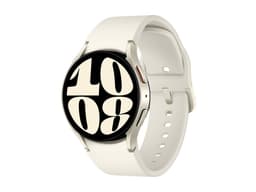 Samsung Galaxy Watch6 - 40 mm - Montre connectée avec bracelet sport - crème - taille du bracelet : S/M - affichage 1.3" - 16 Go - NFC, Wi-Fi, Bluetooth - 28.7 g - or