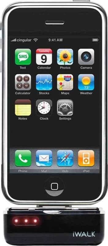 Batterie De Secours Rechargable 800 Mah - Couleur Noir Pour Le Apple Ipod Classic
